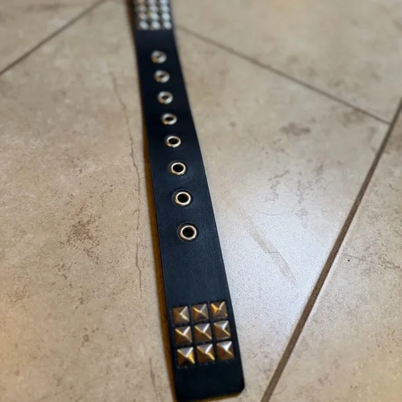Studded Black Belt - Picture 3 of 5